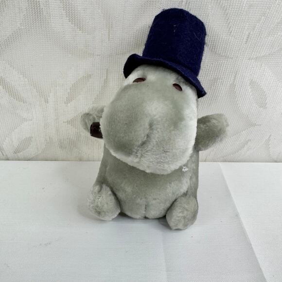 5 for $25| Papa Grey Moomin Moominpappa Banpresto 1994 Plush 6" Toy Doll Japan - Picture 6 of 6